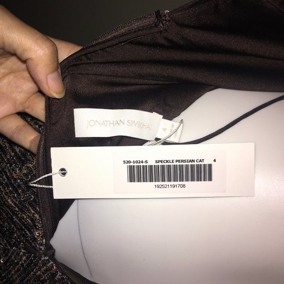 Jonathan Simkhai SUTTON Speckle Persian Cat Gown - Picture 9 of 10